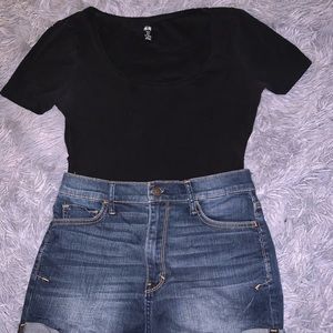 High waisted hollister shorts